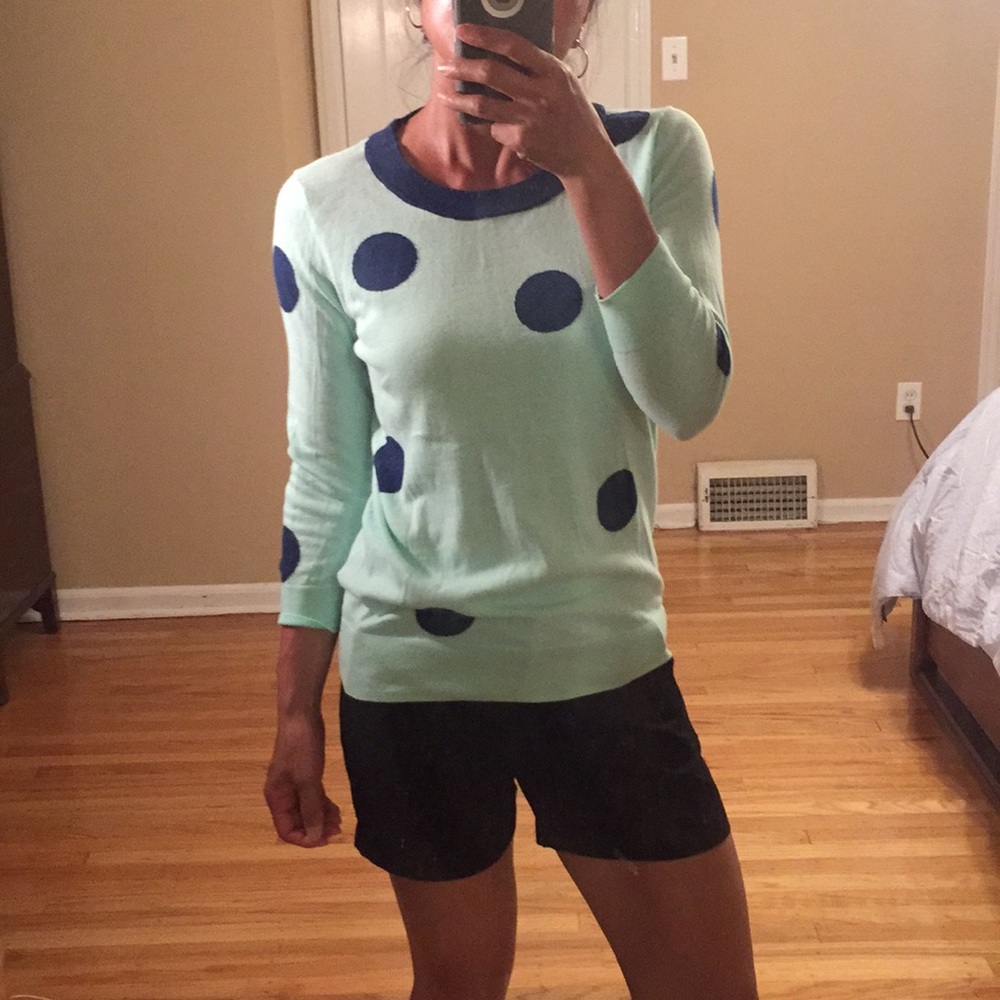 Jcrew 3/4 length sleeve sweater size small